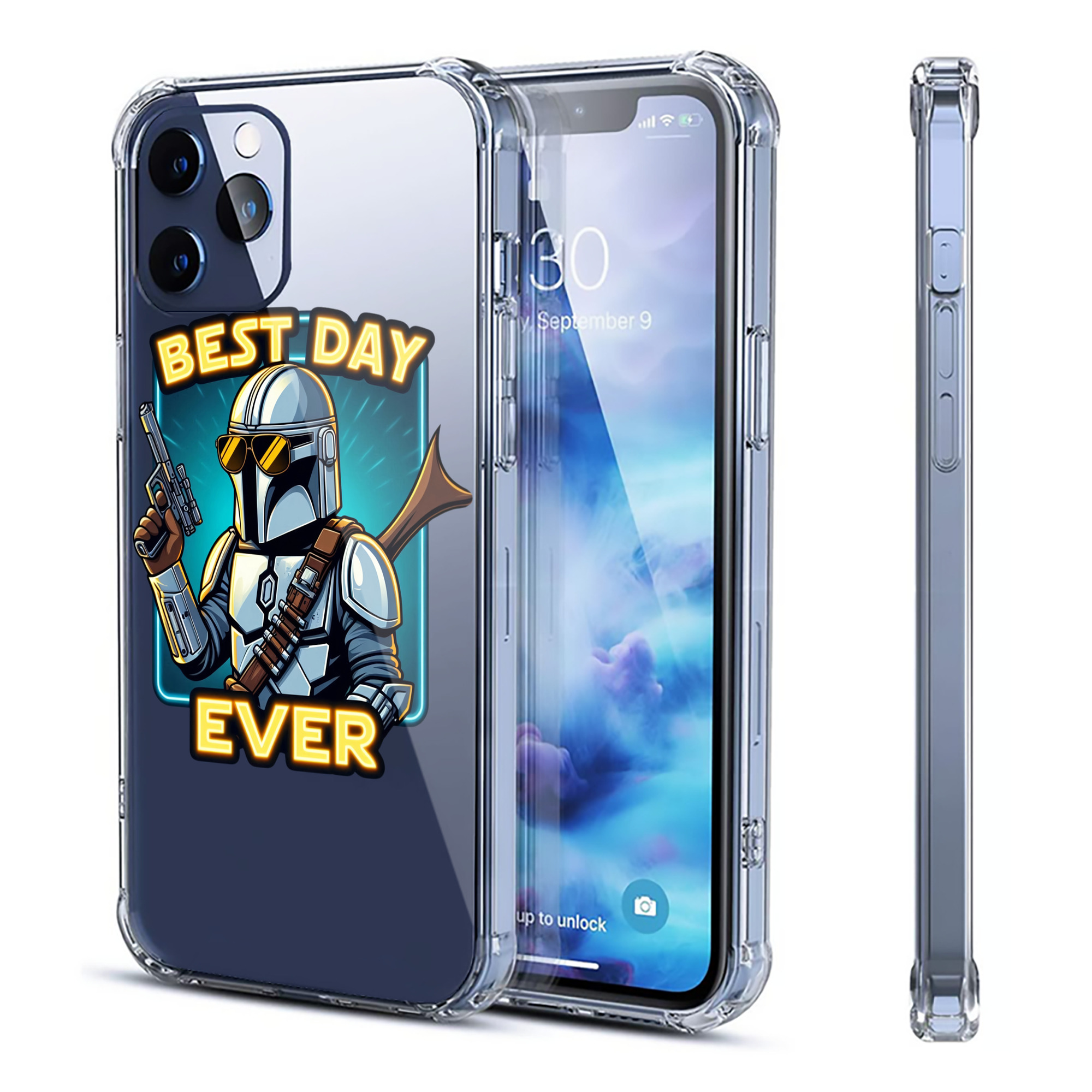 （画像用） スター・ウォーズ Star Wars 【iPhone 12シリーズ対応】透明スマホケース（クリアソフトケース）